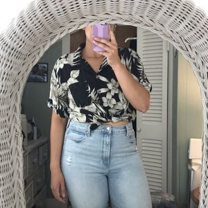 VINTAGE 100% SilkTommy Hawaiian Tee